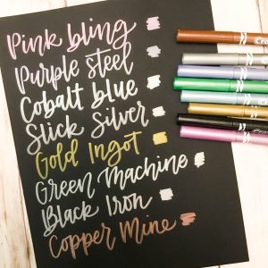 Metallic Markers, Metallic Pens, Marker Pens, Journal Pen Set